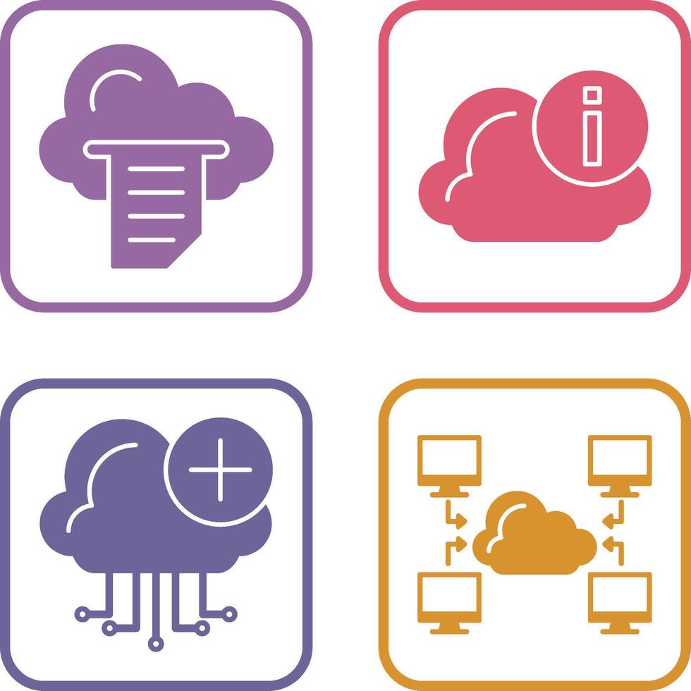 File and Information Icon vector