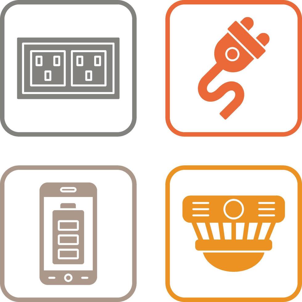 Socket and Plug Icon vector