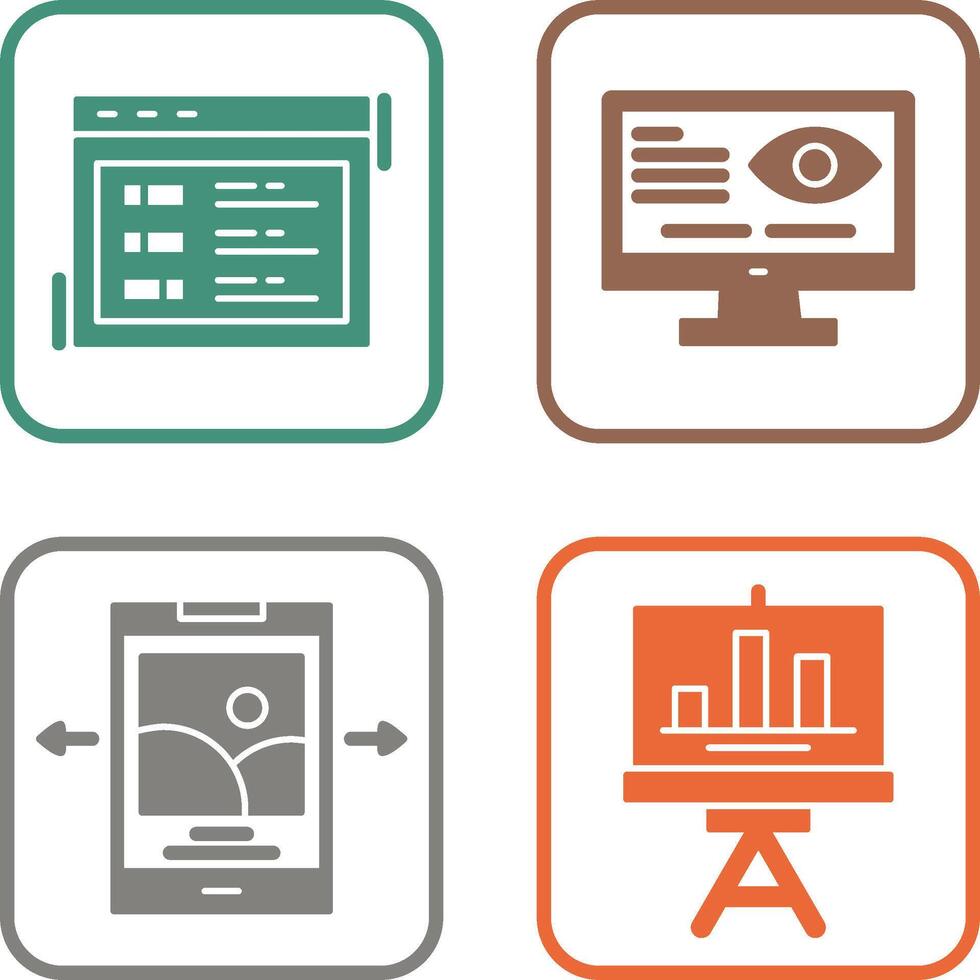 Switch and Vision Icon vector