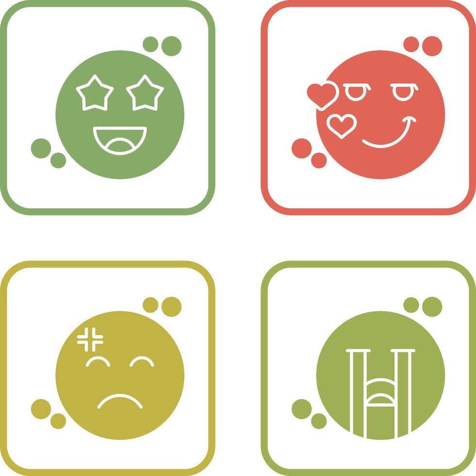 Starstruck and Flirty Icon vector