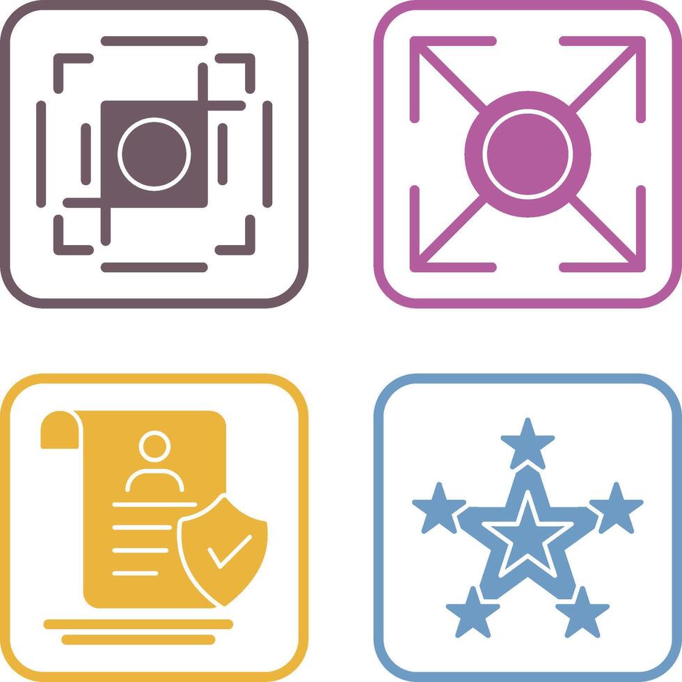 crop and expand Icon vector