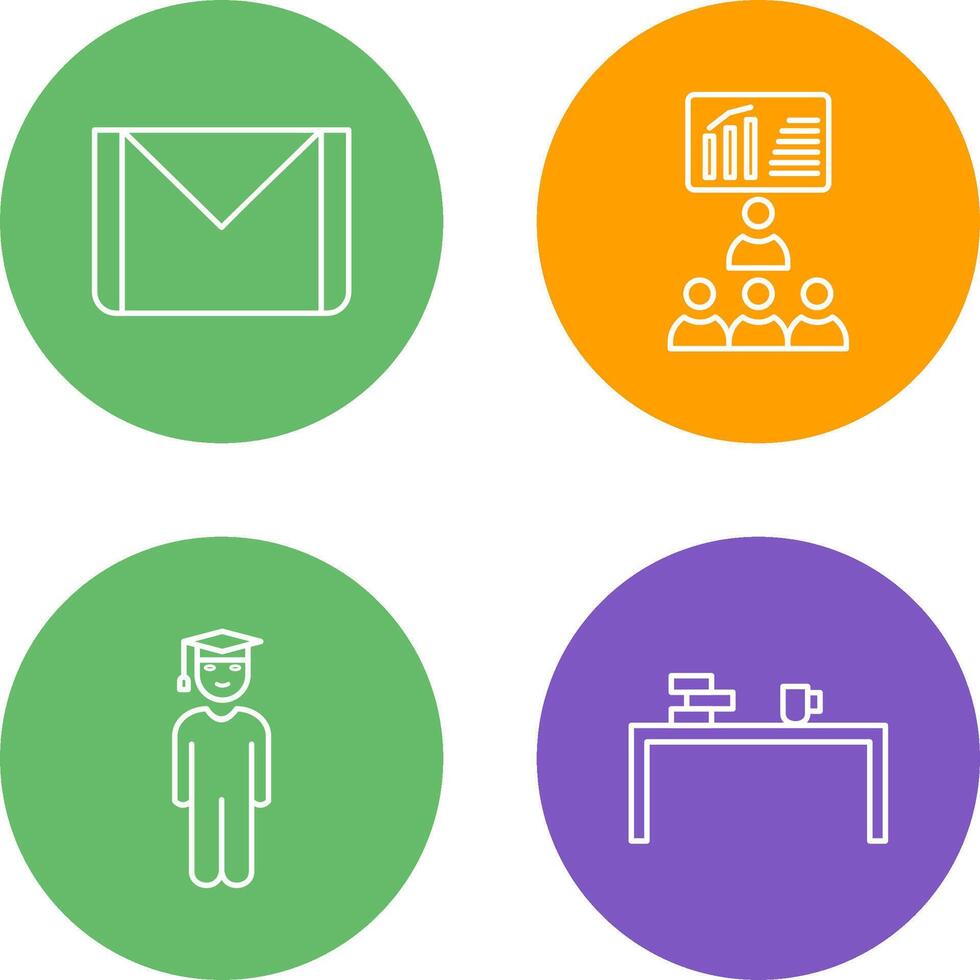 e mail and class Icon vector