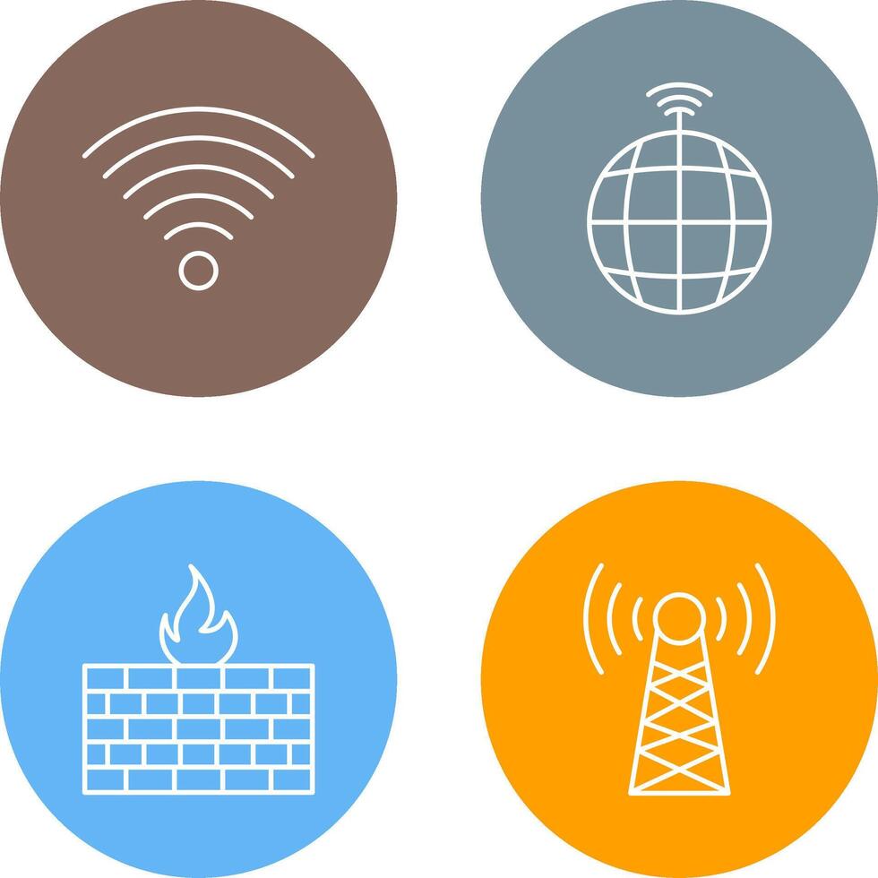 Signal on User and global Signals Icon vector