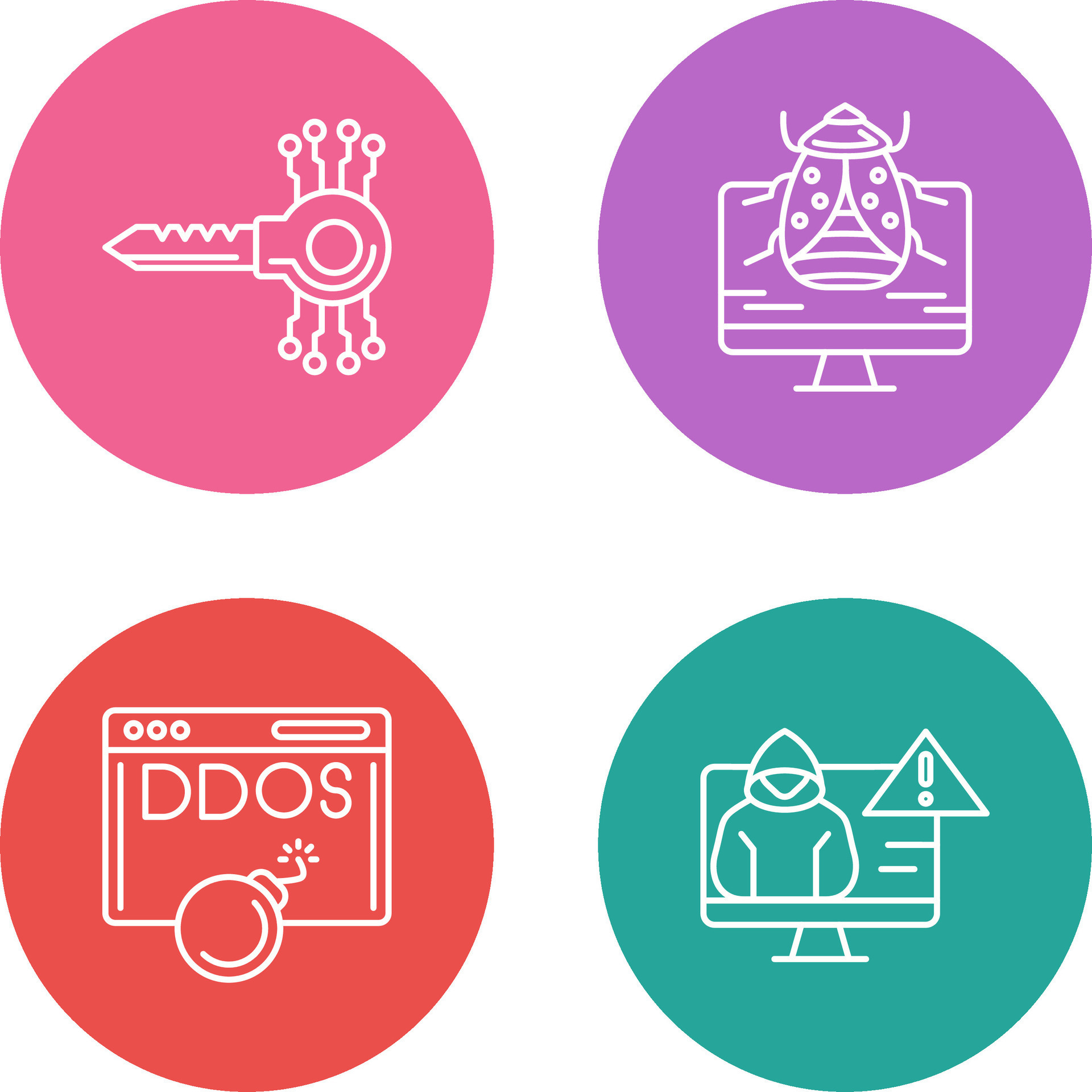 Key Code and Malware Icon 44672688 Vector Art at Vecteezy