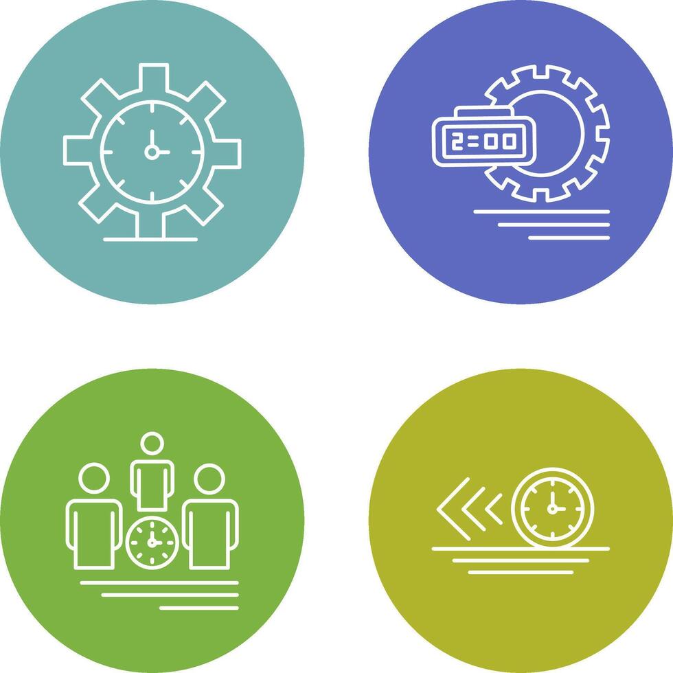 Time Management and Time Management Icon vector