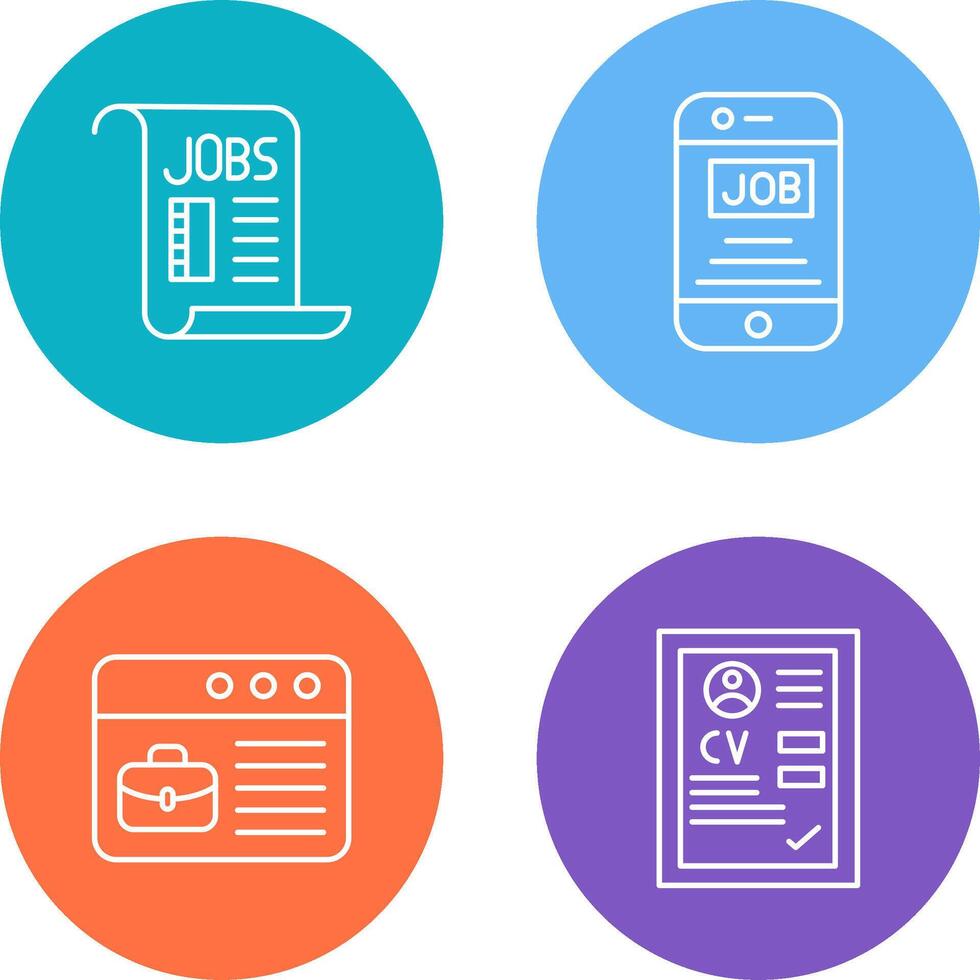 Smart Phone and News Paper Icon vector