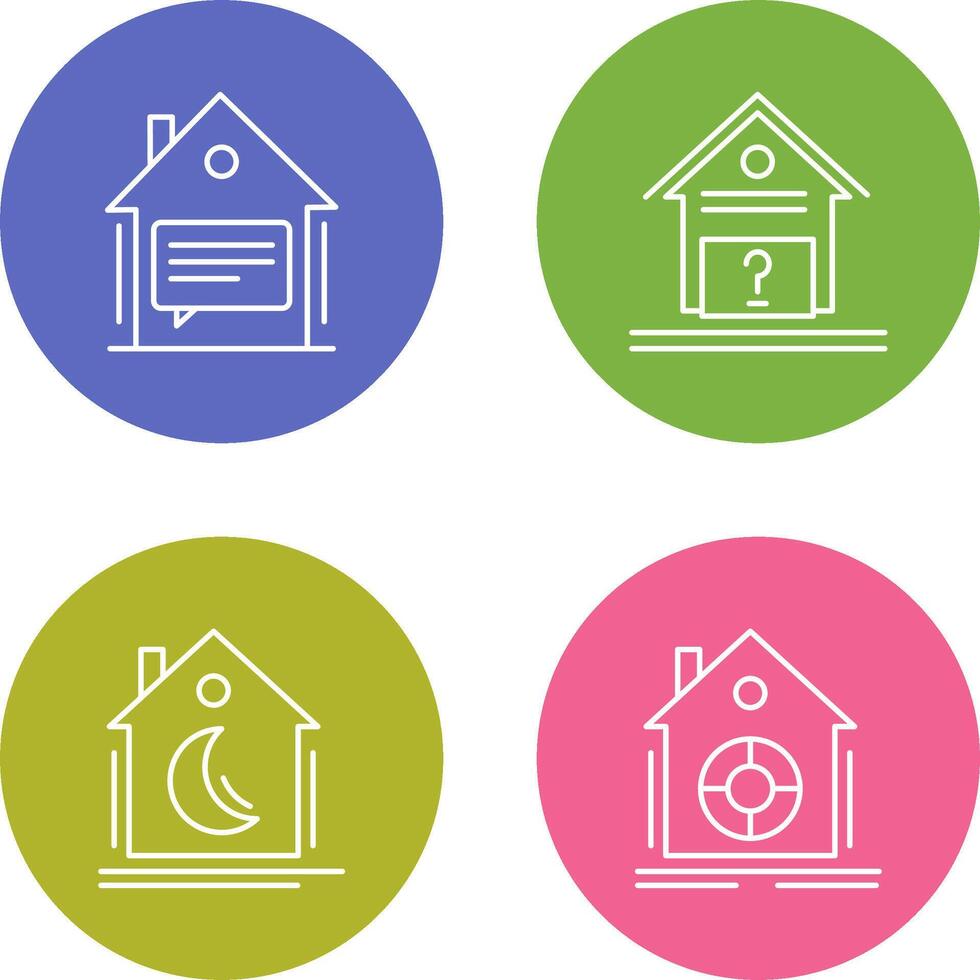 Message and Unknown Icon vector