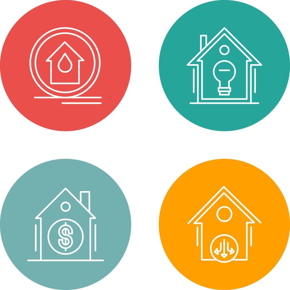 Fire Alarm and Home Automation Icon vector