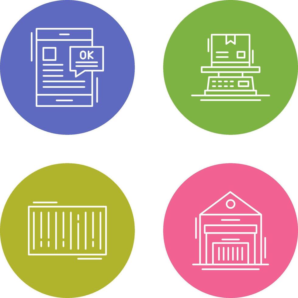 conversation and weight Icon vector