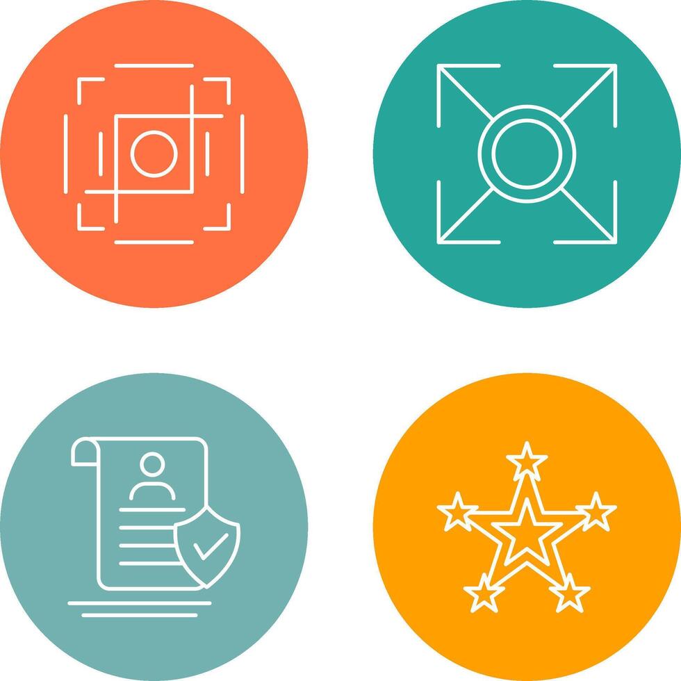 crop and expand Icon vector