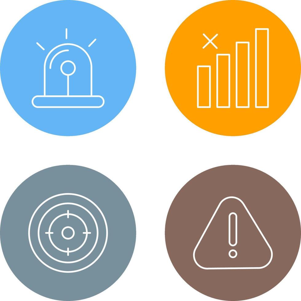 Sire and Block Icon vector