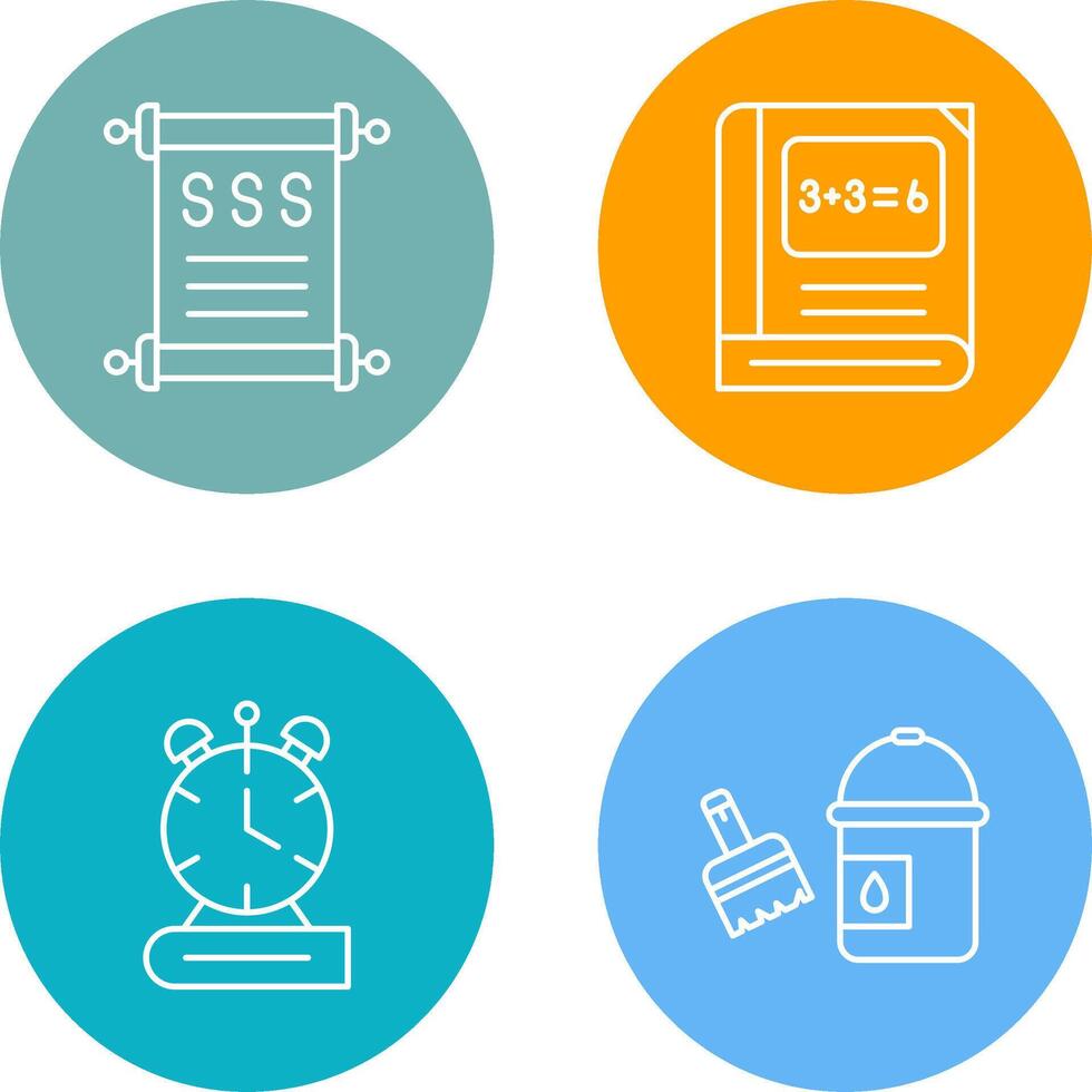 History and Math Icon vector