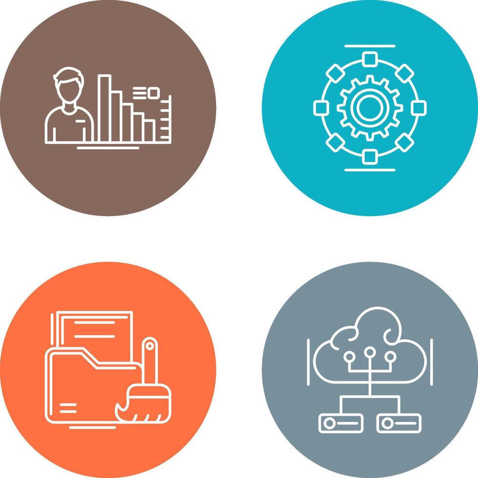 Consulting and Automated Icon vector
