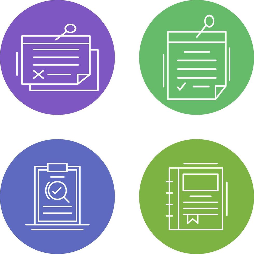 Note and Note Icon vector