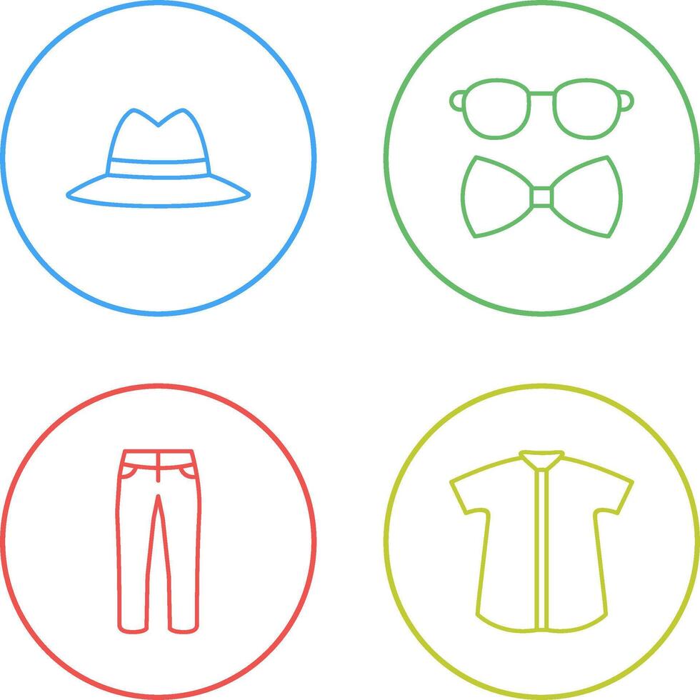 Hat and Hipster Style Icon vector