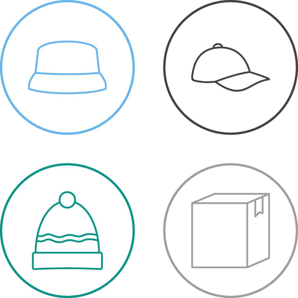 Hat and athletic Icon vector