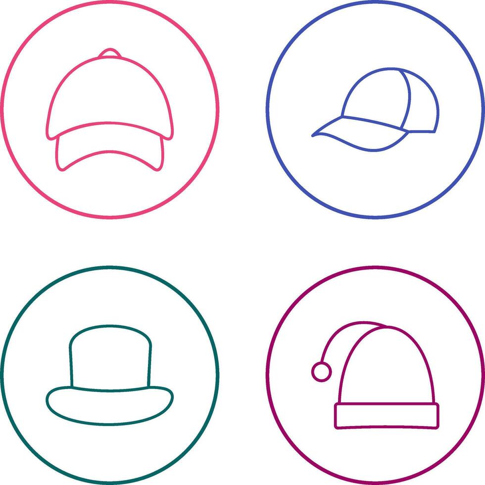 Cap and Hat Icon vector