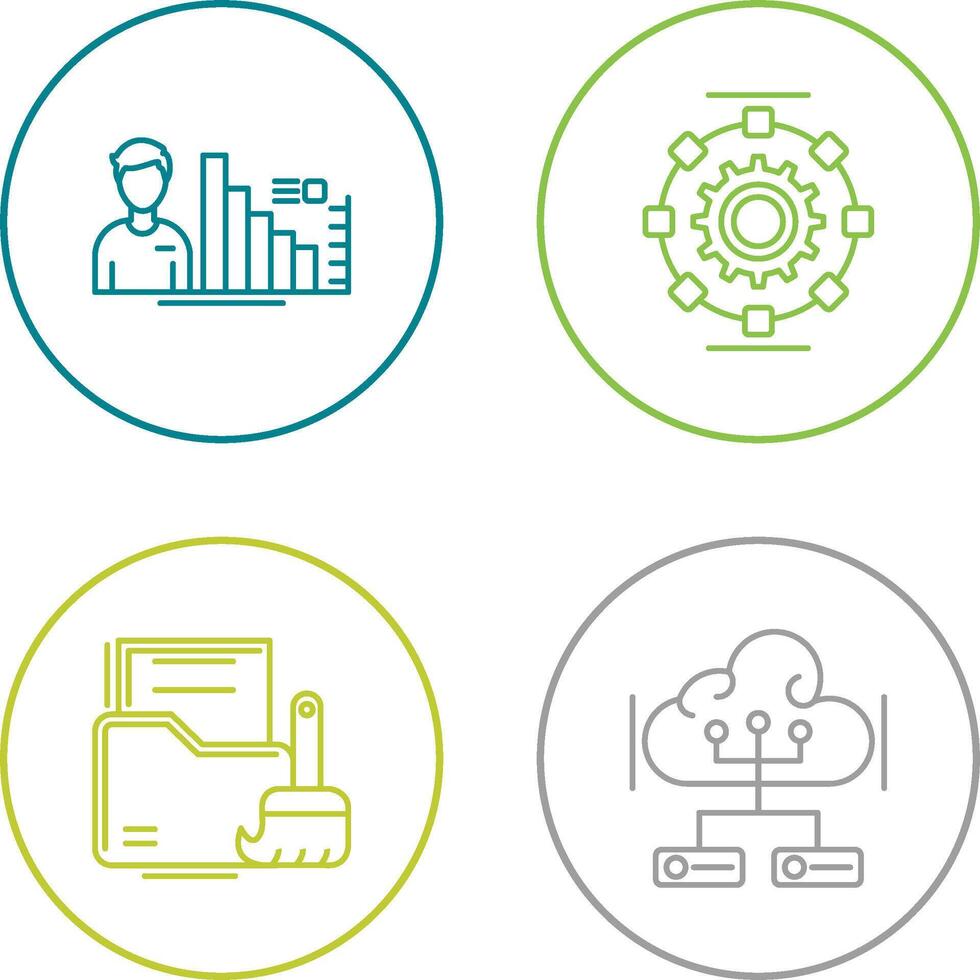 Consulting and Automated Icon vector