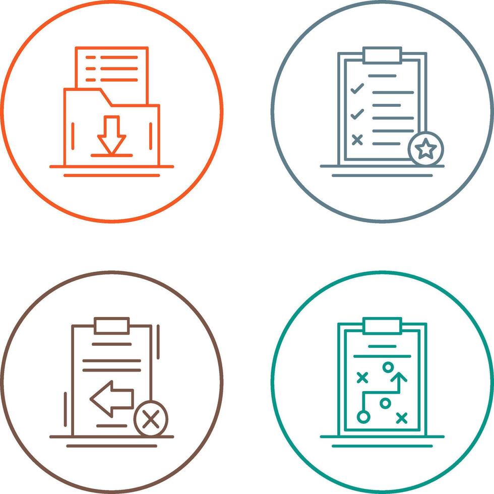 Save List and Task List Icon vector