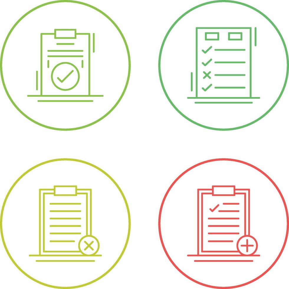 Today to Done Check List and Checkmark Icon vector