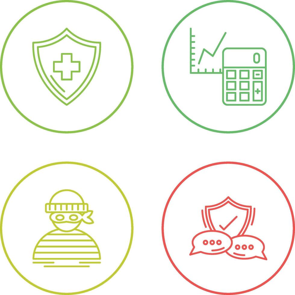 Accounting and Health Icon vector