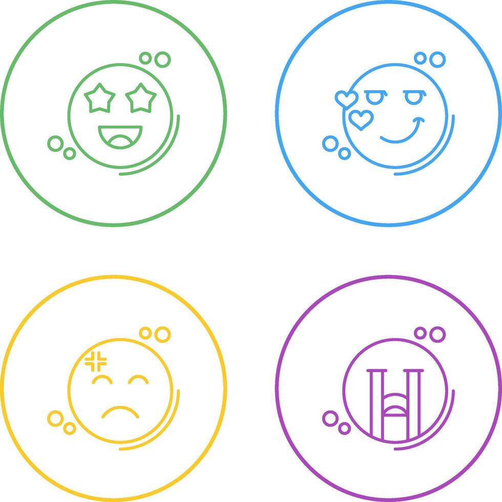 Starstruck and Flirty Icon vector
