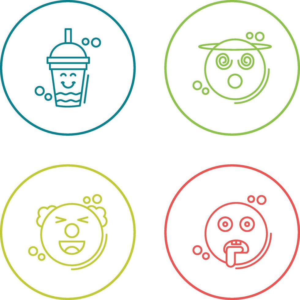 Drink and Dizzy Icon vector