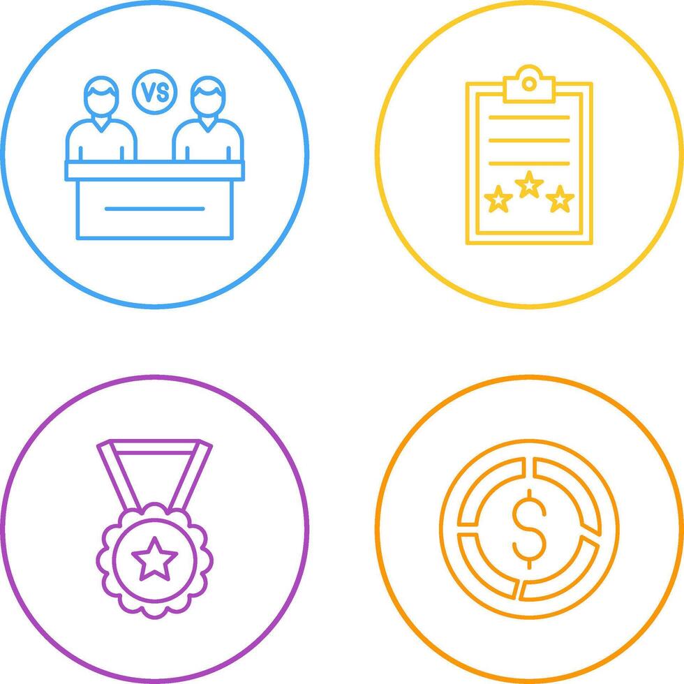 Meeting and Result Icon vector