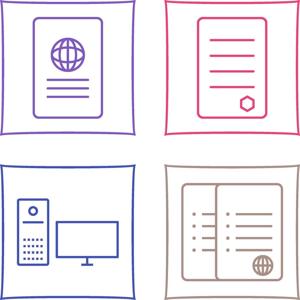 global report and reports Icon vector