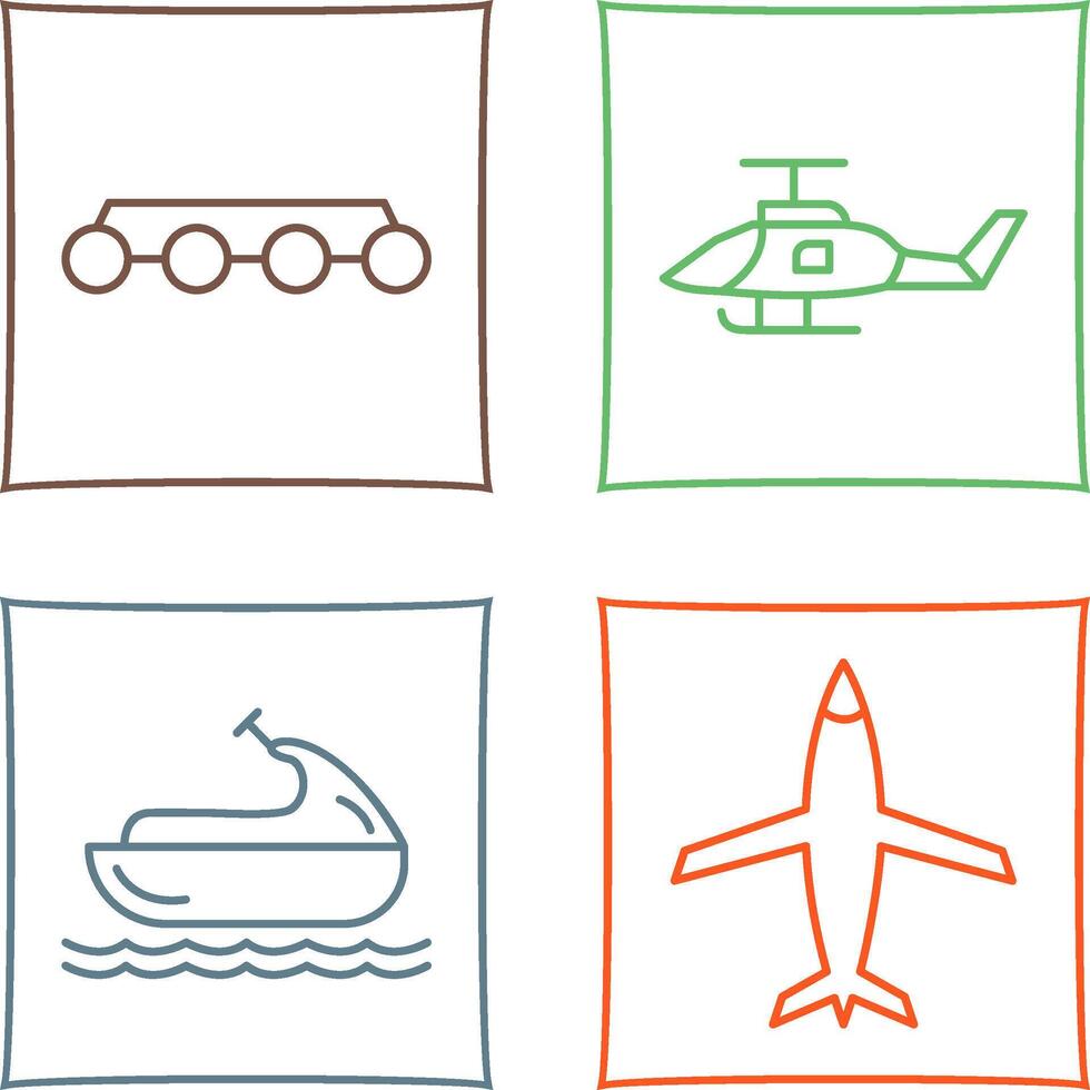 Skates and Military Icon vector