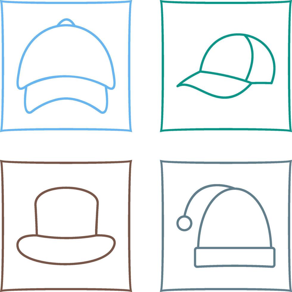 Cap and Hat Icon vector