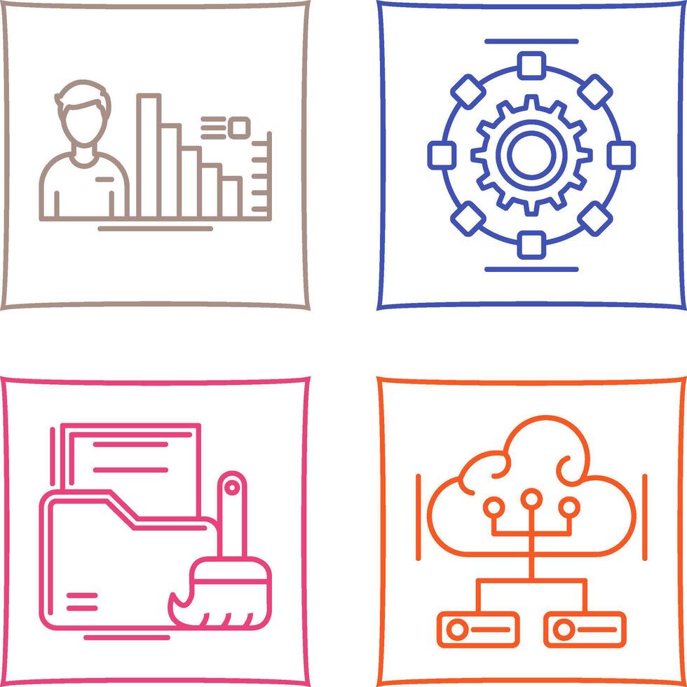 Consulting and Automated Icon vector