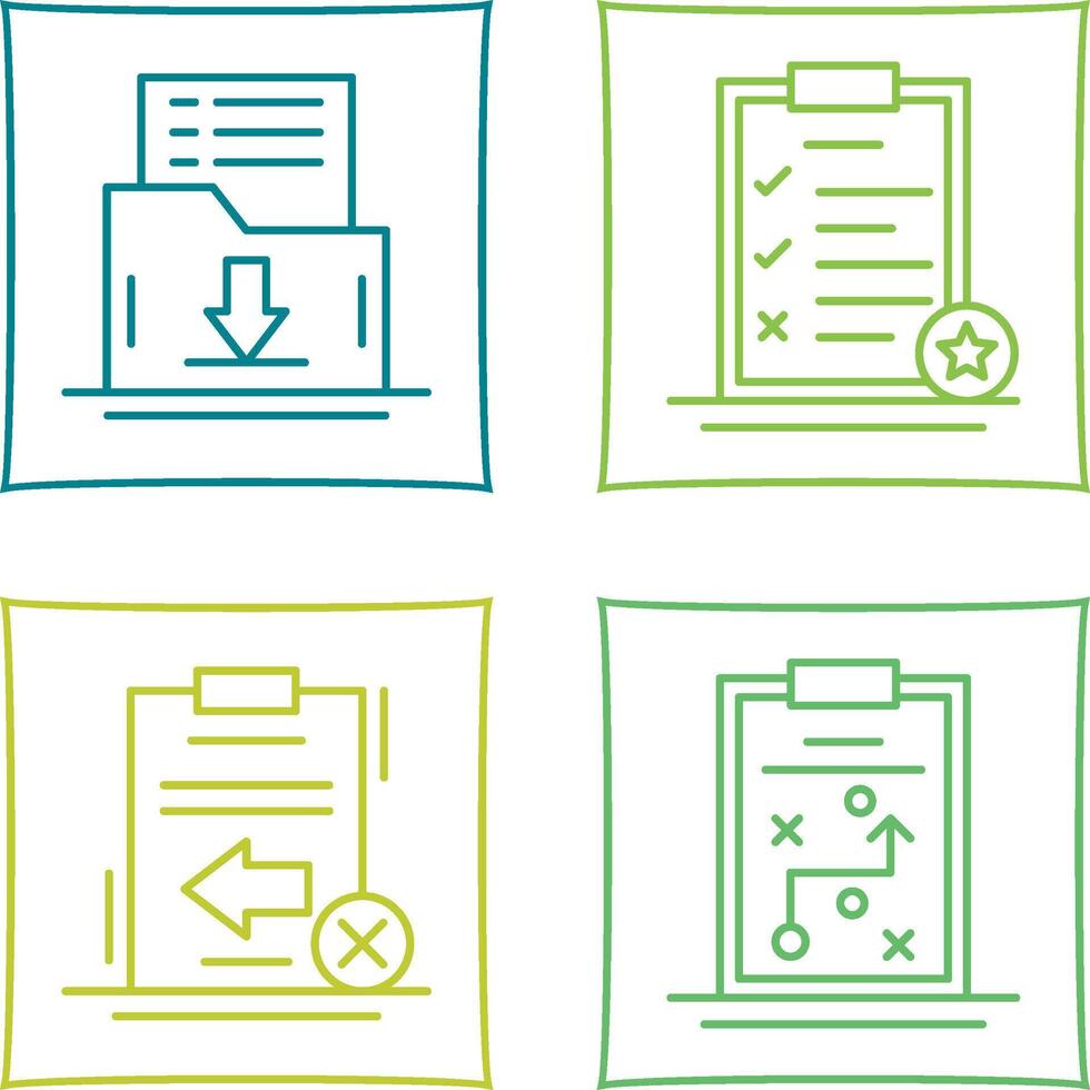 Save List and Task List Icon vector