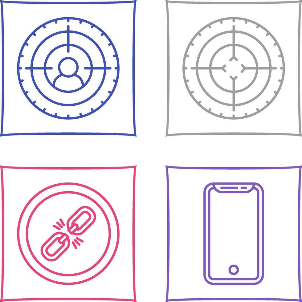 Goal and Target Icon vector