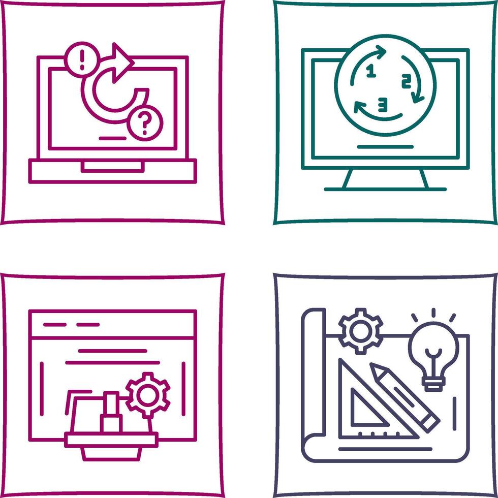 Incubator and Inovation Icon vector