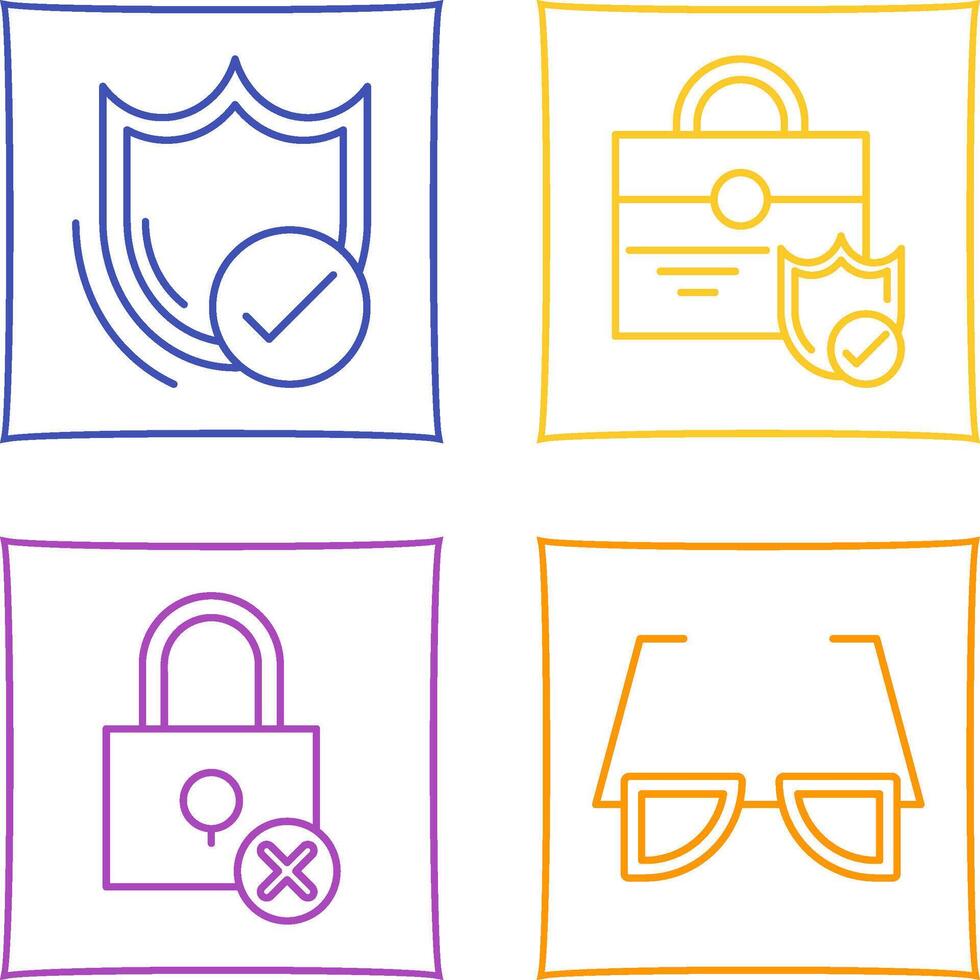 Shield and care Icon vector