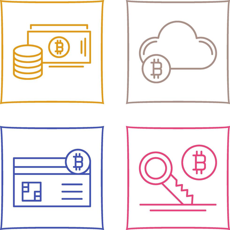 Money and Cloud Icon vector