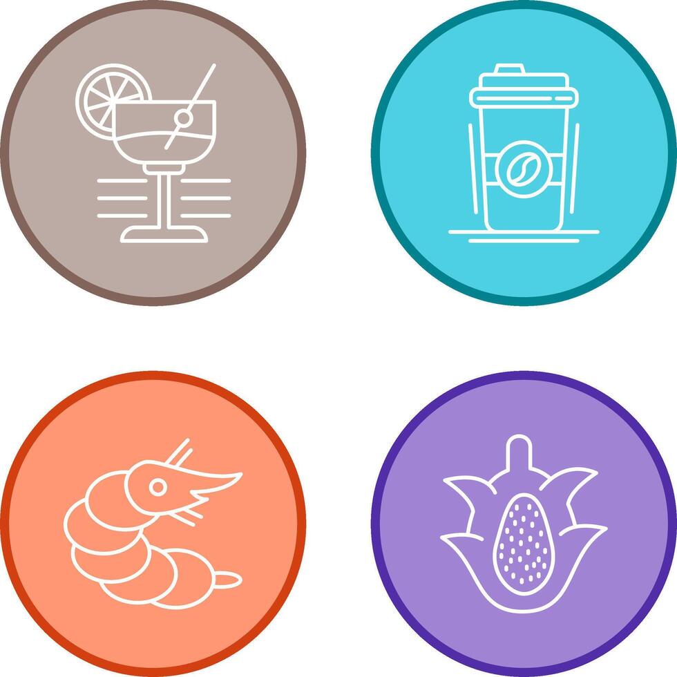 Martini and Coffee Cup Icon vector