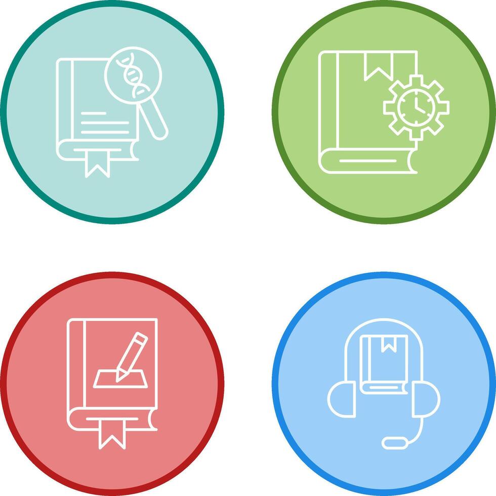 Genetics and Duration Icon vector