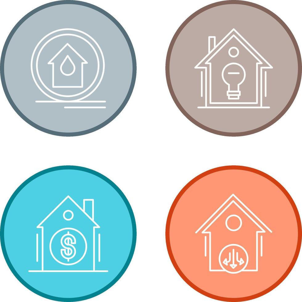 Fire Alarm and Home Automation Icon vector