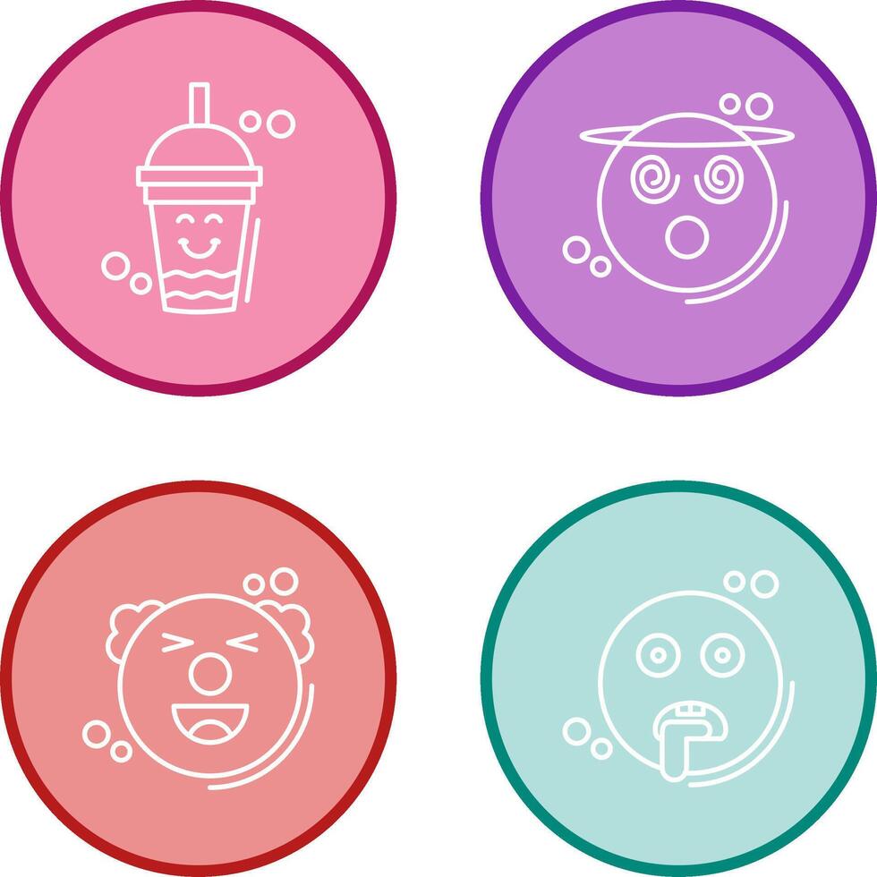 Drink and Dizzy Icon vector