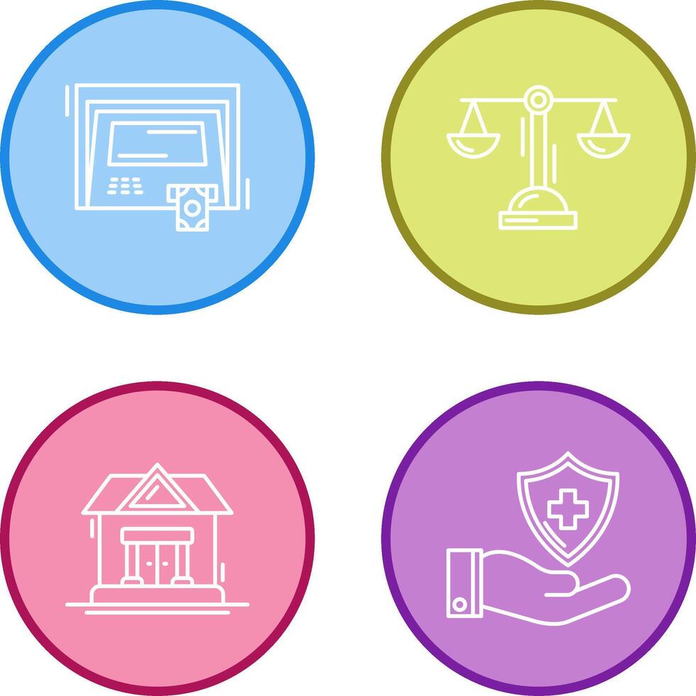 ATM and Balance Icon vector