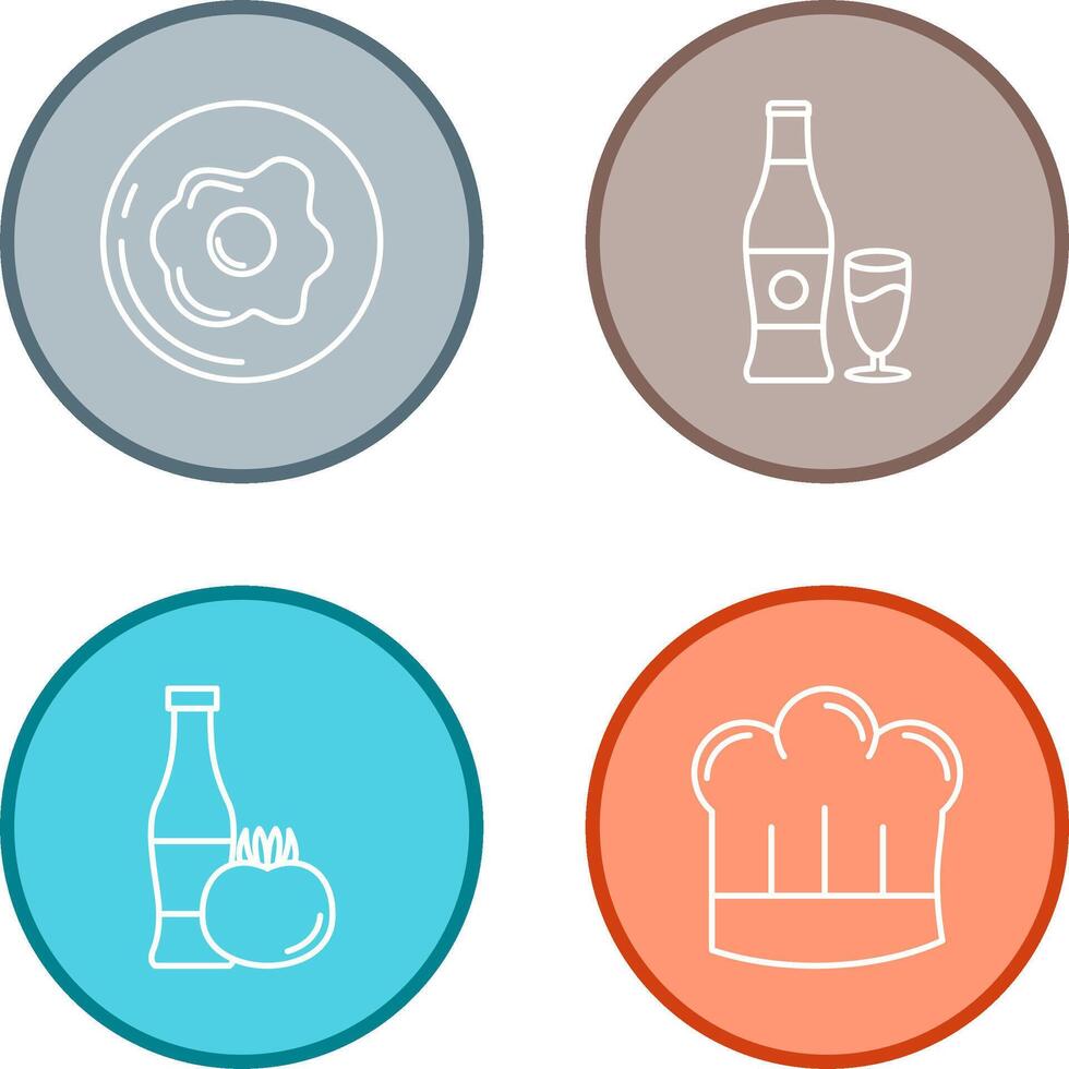 Breakfast and Bear Icon vector