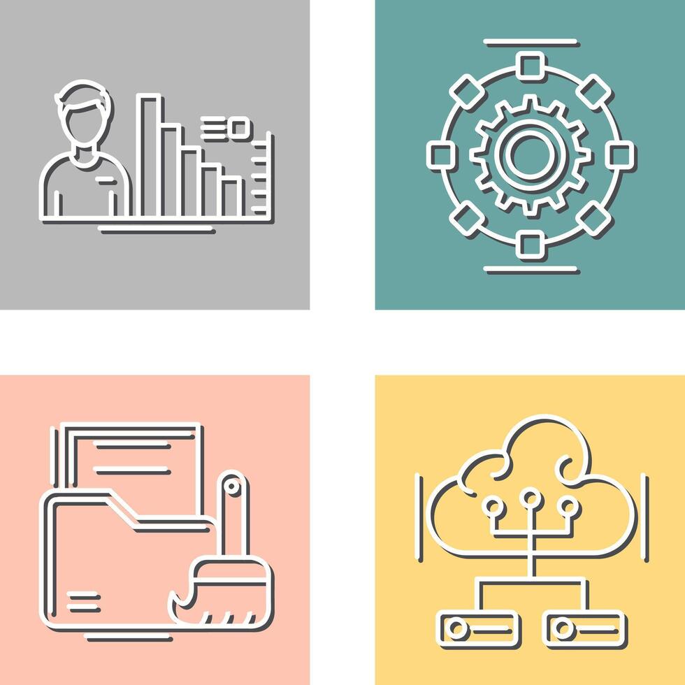Consulting and Automated Icon vector