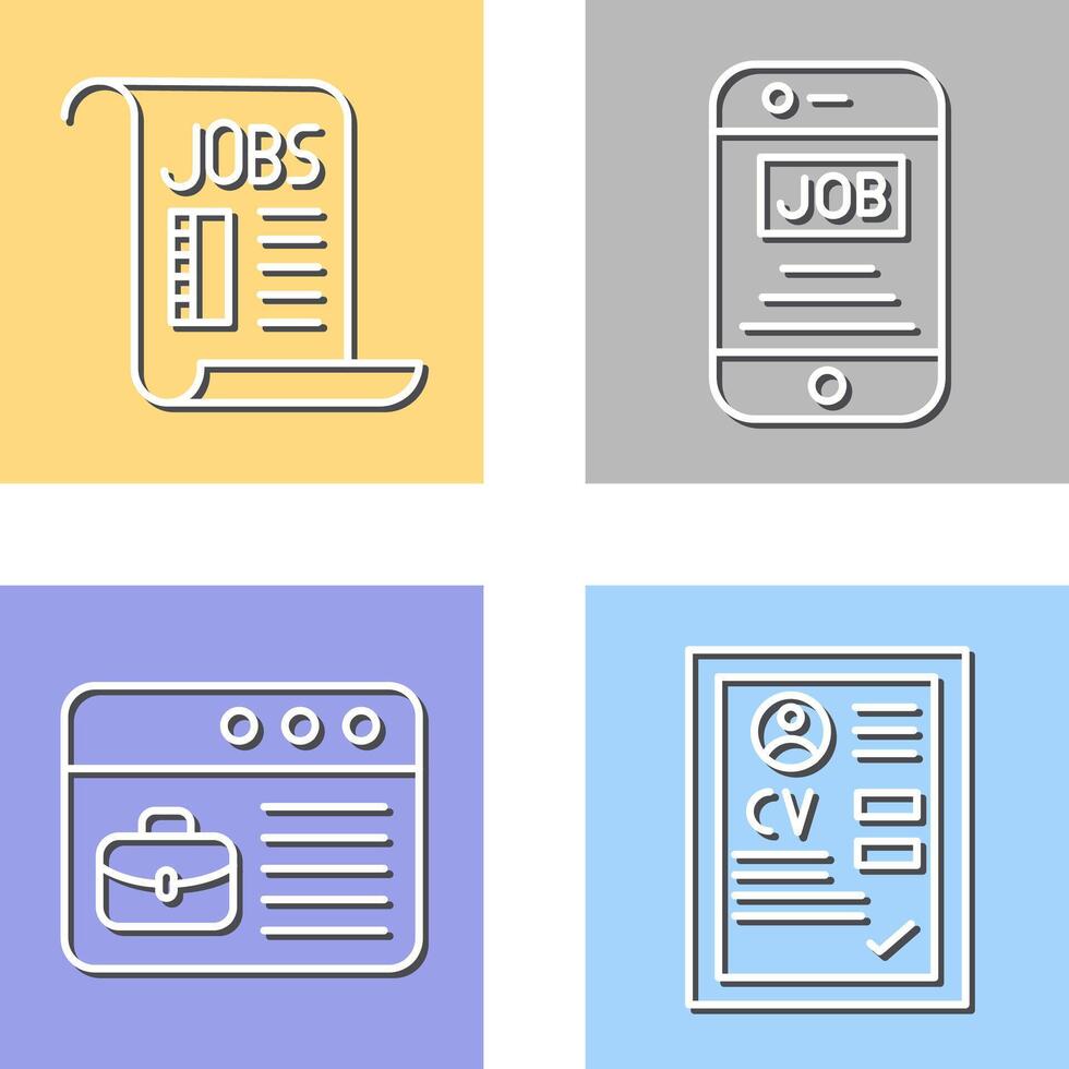 Smart Phone and News Paper Icon vector