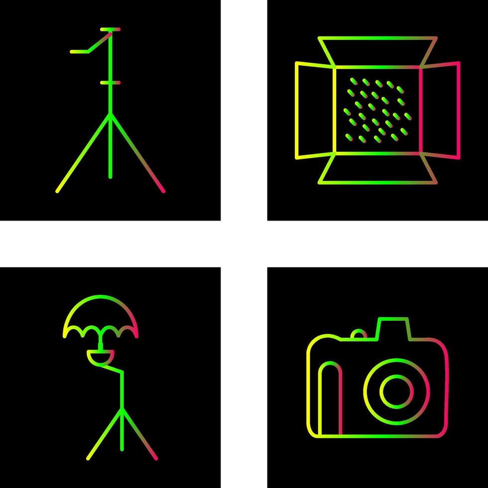 stand and light Icon vector