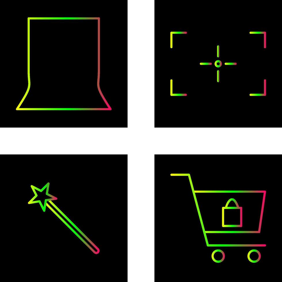 back stand and focus Icon vector