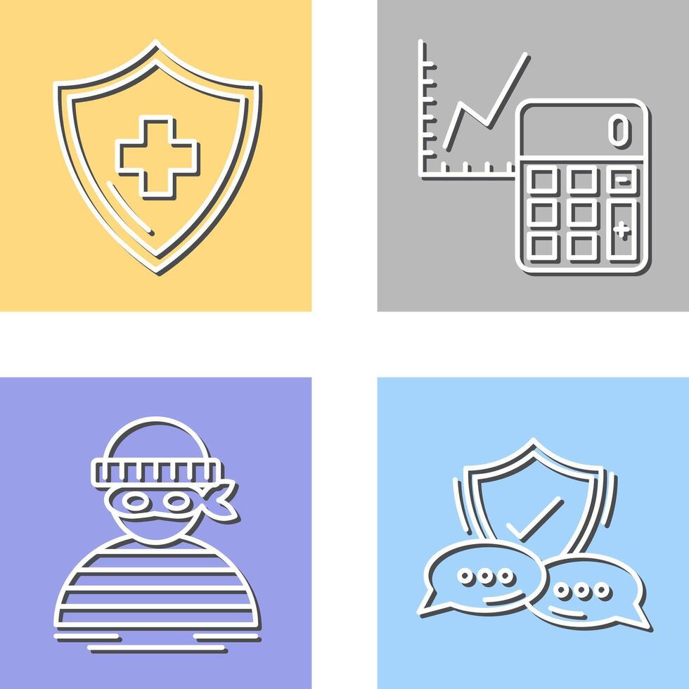 Accounting and Health Icon vector