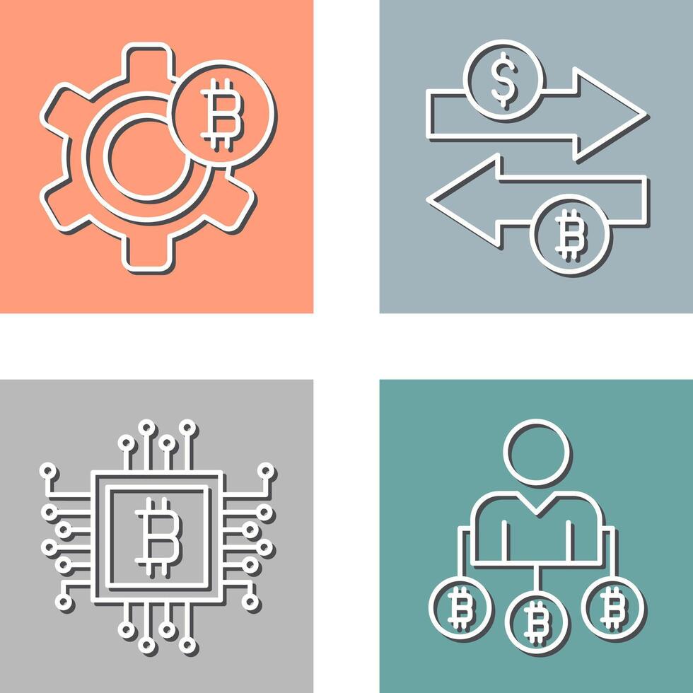 Setting and Money Exchange Icon vector