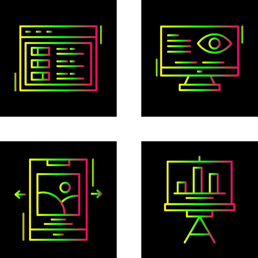 Switch and Vision Icon vector